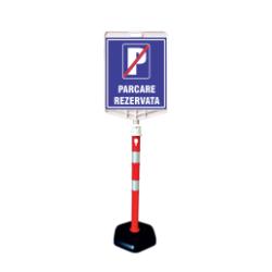 parcare rezervata cu stalp mobil - E1108